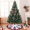 4th of July Decoratios for Tree Skirt Gnome Stars Patriotic America Memorial Day 36in Holiday Tree Skirt Decor for Party Indoor Home